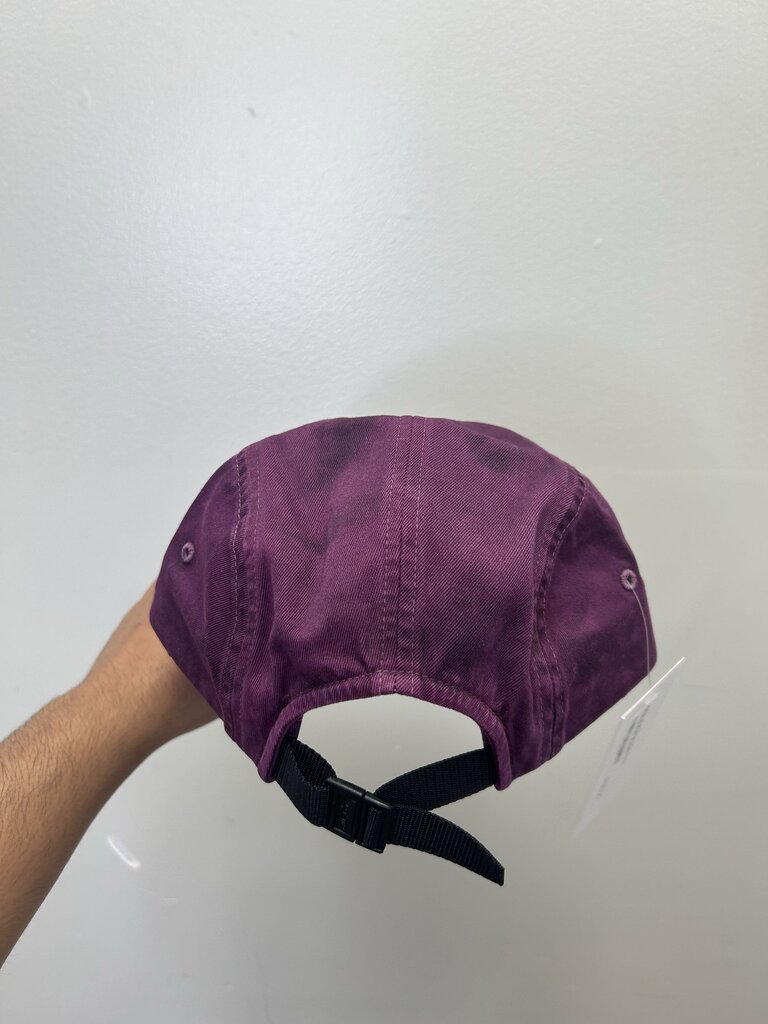 New Supreme Overdyed Camp Cap Purple