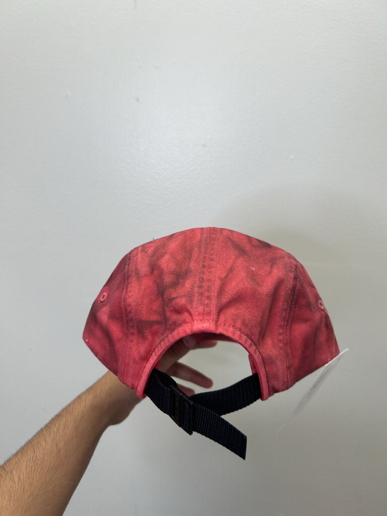 New Supreme Overdyed Camp Cap Red