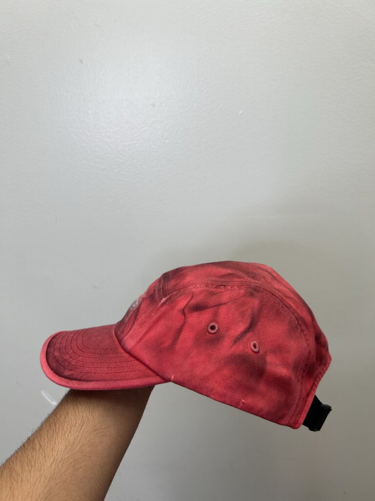 New Supreme Overdyed Camp Cap Red