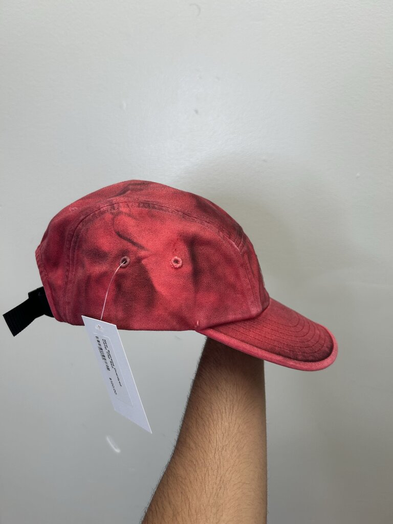 New Supreme Overdyed Camp Cap Red