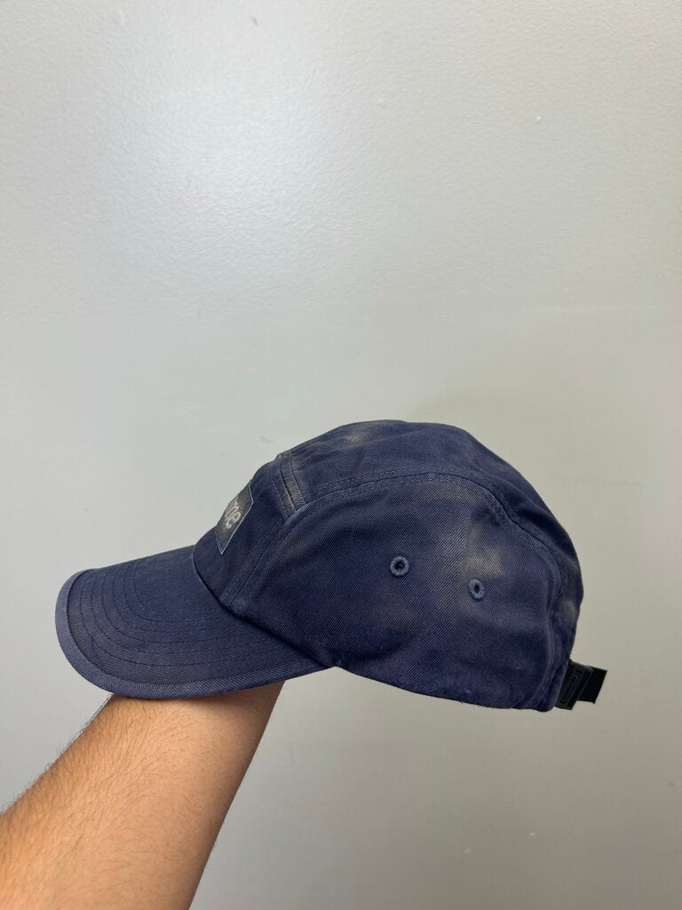 New Supreme Overdyed Camp Cap Navy