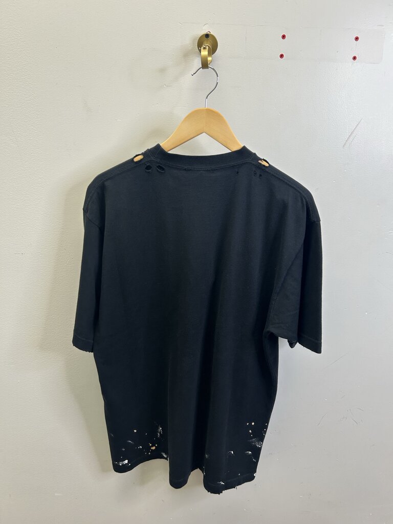 New Balenciaga 90% Multicolor Black Tee sz.XS ( M-L)