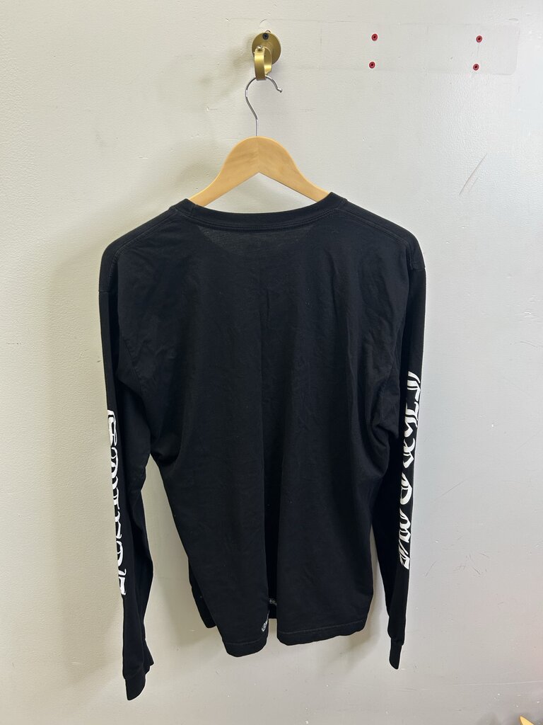 Preowned Chrome Heart Black ArmLogo L/S size XL
