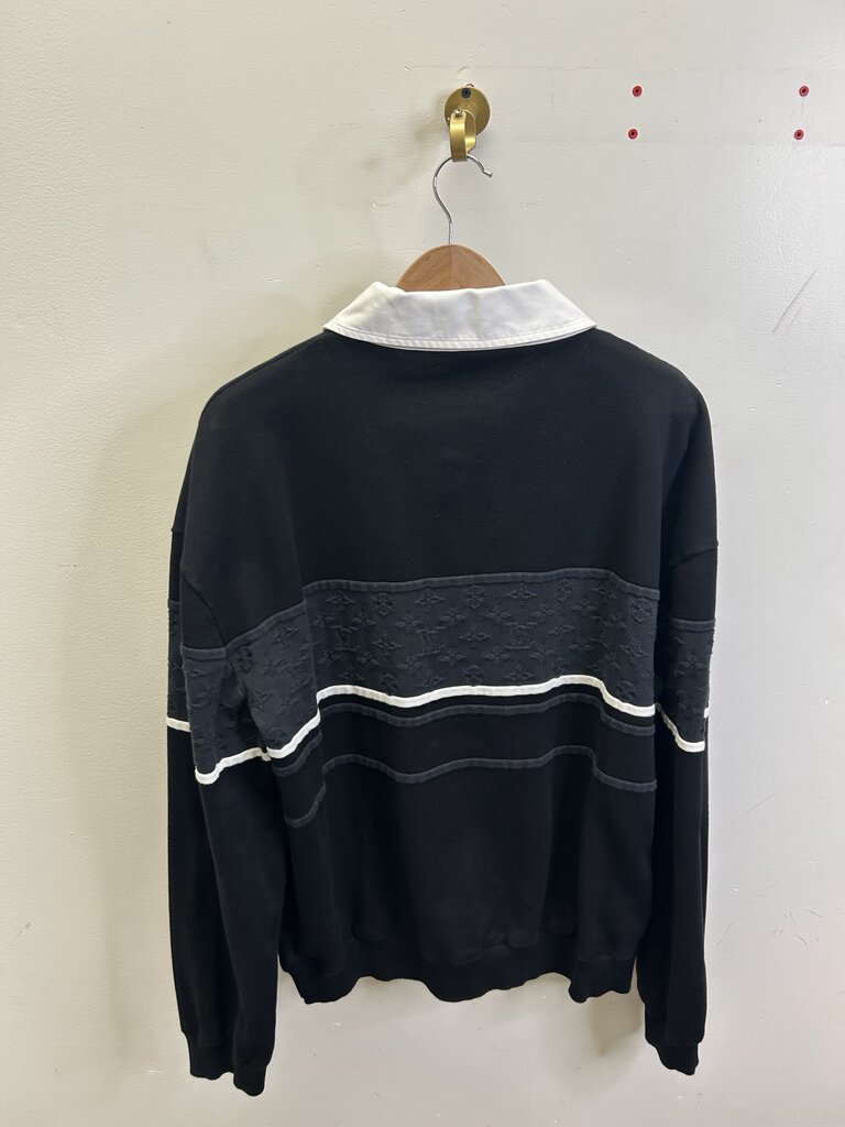 Preowned Louis Vuitton Black Grey 3 Button L/S size XL