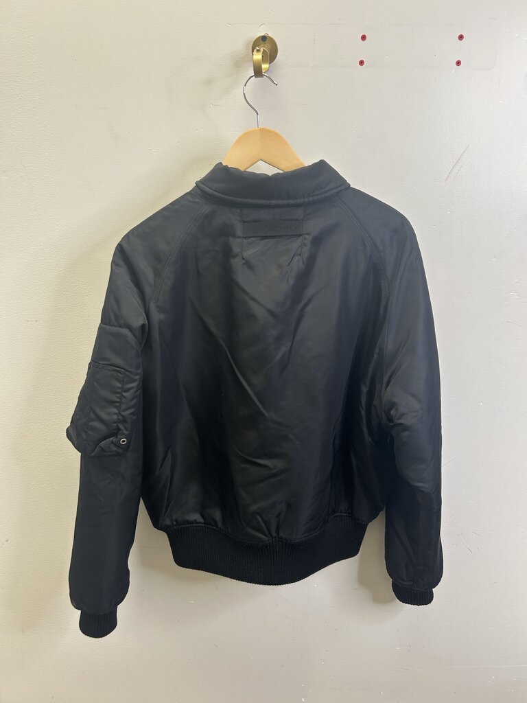 Preowned Alyx Black Bomber Jacket Size Medium