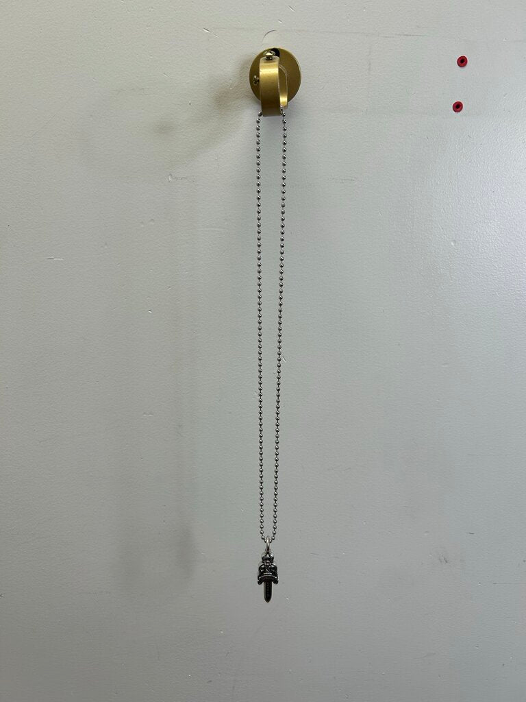 New Chrome Hearts Round Dagger Pendant