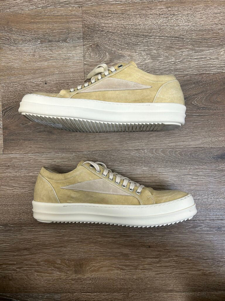 Preowned Rick Owens Tan DRKSHDW Vans size 44
