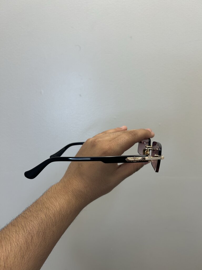 Preowned Chrome Hearts Deep 1 Frames