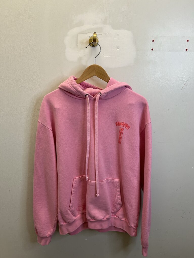 Preowned Chrome Hearts Pink & Red Hoodie sz.Medium