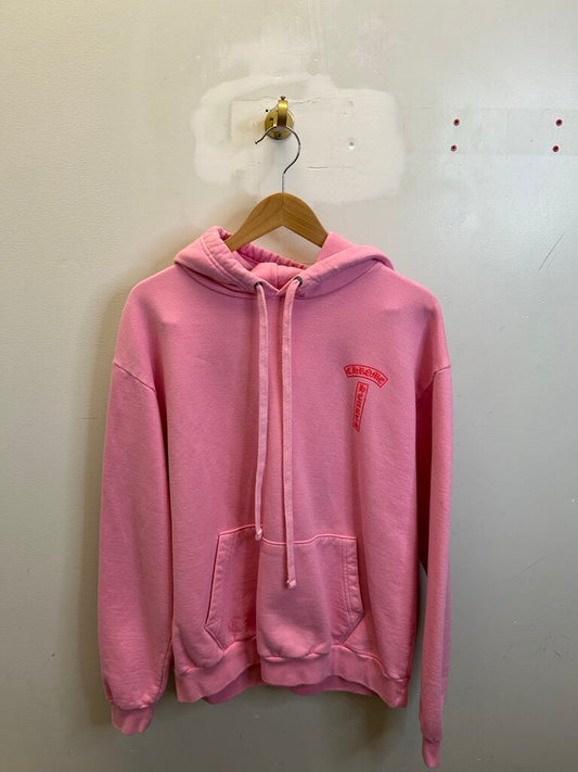 Preowned Chrome Hearts Pink & Red Hoodie sz.Medium