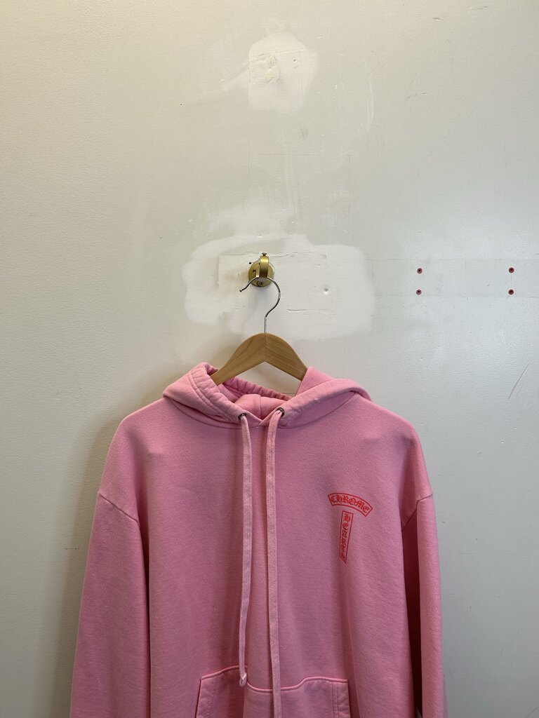 Preowned Chrome Hearts Pink & Red Hoodie sz.Medium