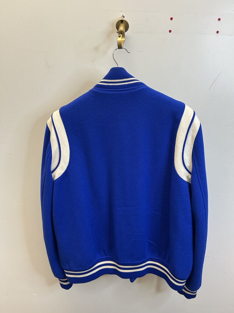 Preowned YSL Blue Teddy Varsity sz.54