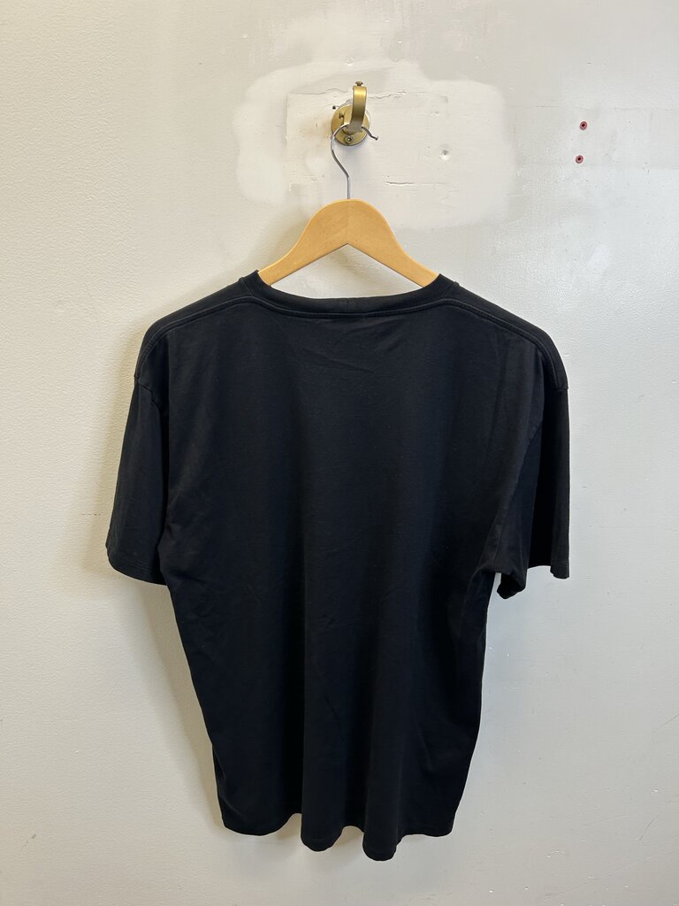 Preowned Celine Black Stud Tee Size Small