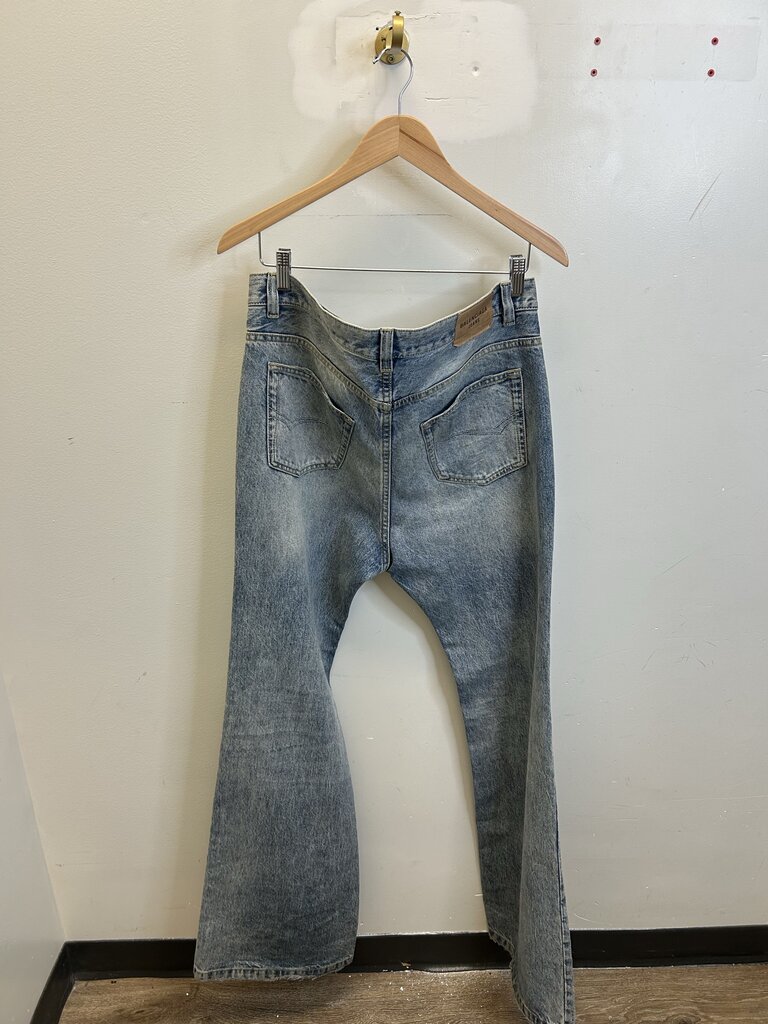 Preowned Balenciaga Lightwash Flare Denim Size Small