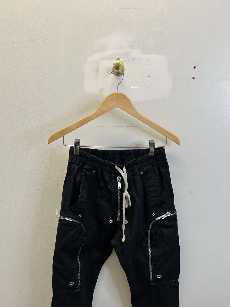 Preowned Rick Owens Black Zipper Pants sz.34(S)