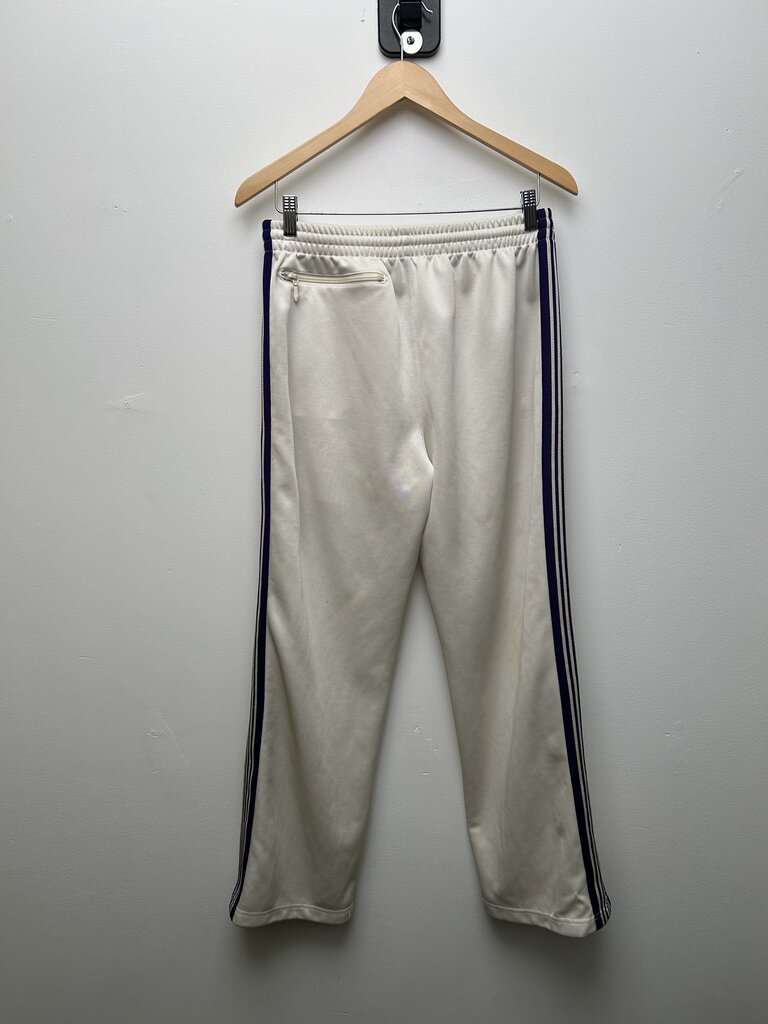 Preowned Needles Cream Purple Track Pants Size Medium