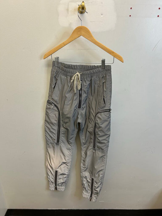 Preowned Rick Owens Grey 3m Zip Cargo Pants size S
