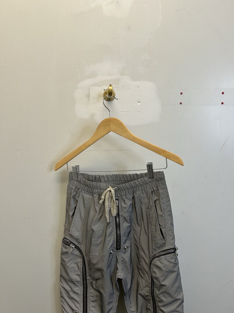Preowned Rick Owens Grey 3m Zip Cargo Pants size S