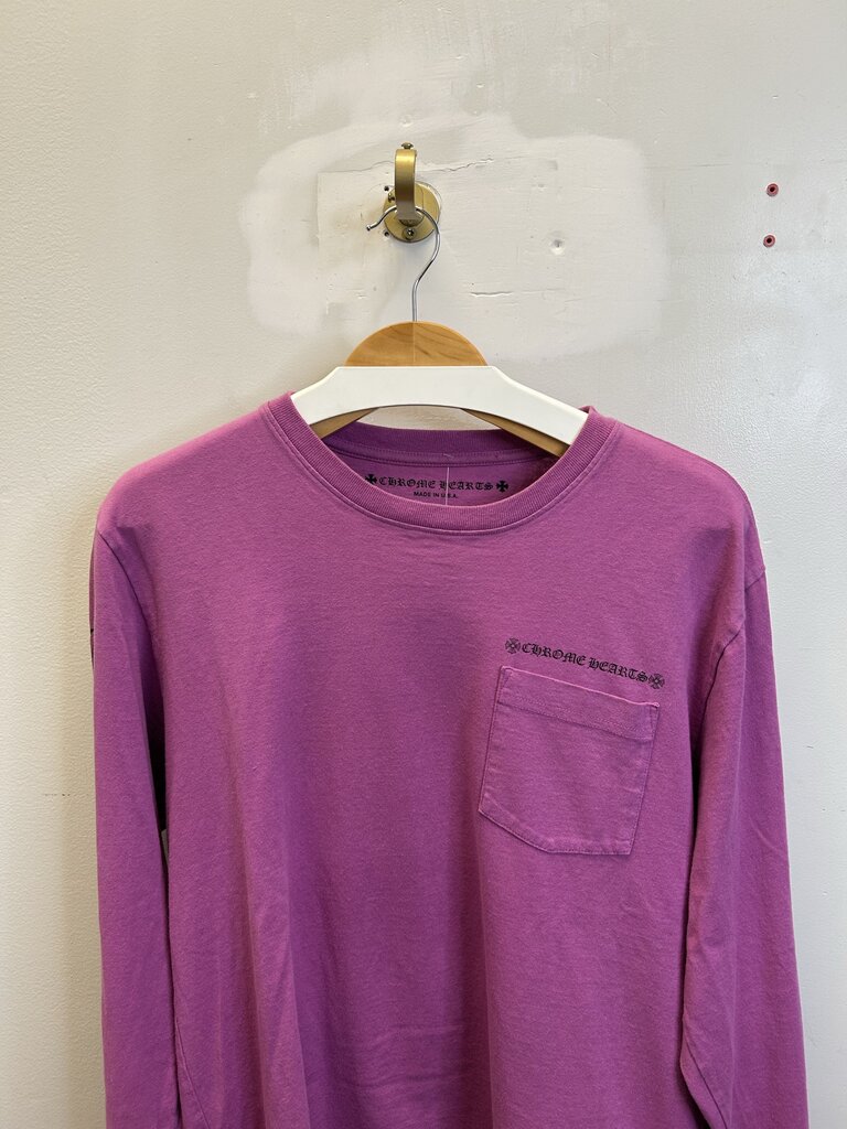 Preowned Chrome Hearts Matty Purple L/S Size Large
