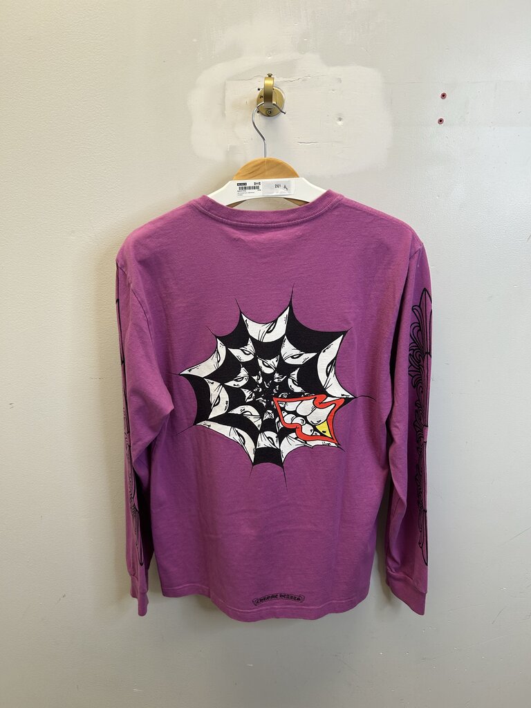 Preowned Chrome Hearts Matty Purple L/S Size Large