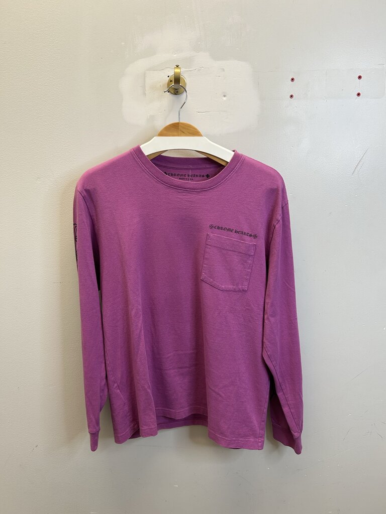 Preowned Chrome Hearts Matty Purple L/S Size Large