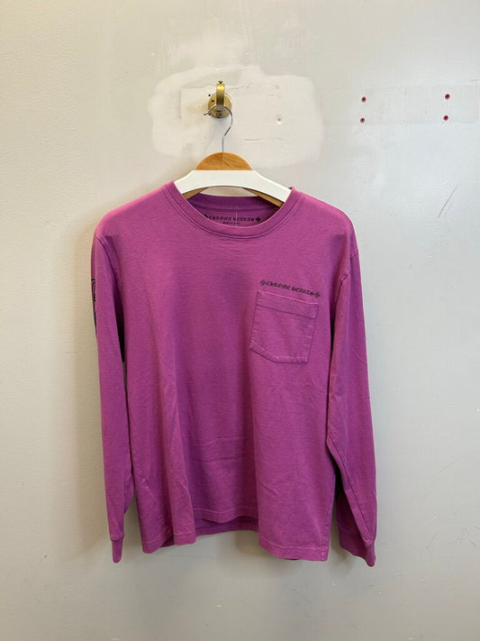 Preowned Chrome Hearts Matty Purple L/S Size Large