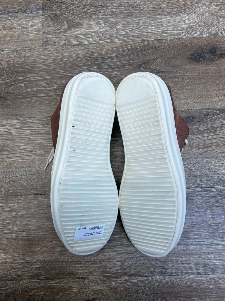 Preowned Rick Owens Ramone Tan/Red Size 43