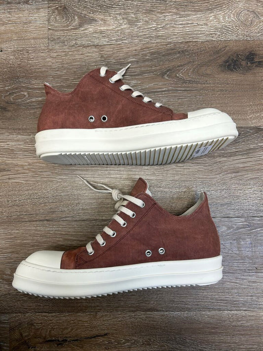Preowned Rick Owens Ramone Tan/Red Size 43