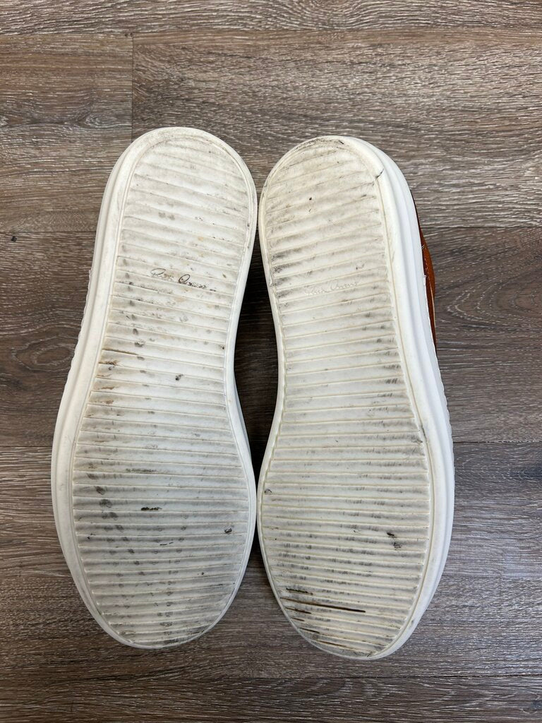 Preowned Rick Owens Burnt Orange Clay Suede Vans sz.43