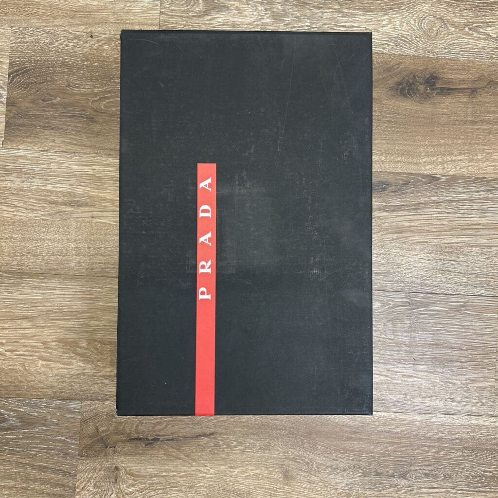 Preowned Prada America's Cup Triple Black sz.5.5(7.5M)