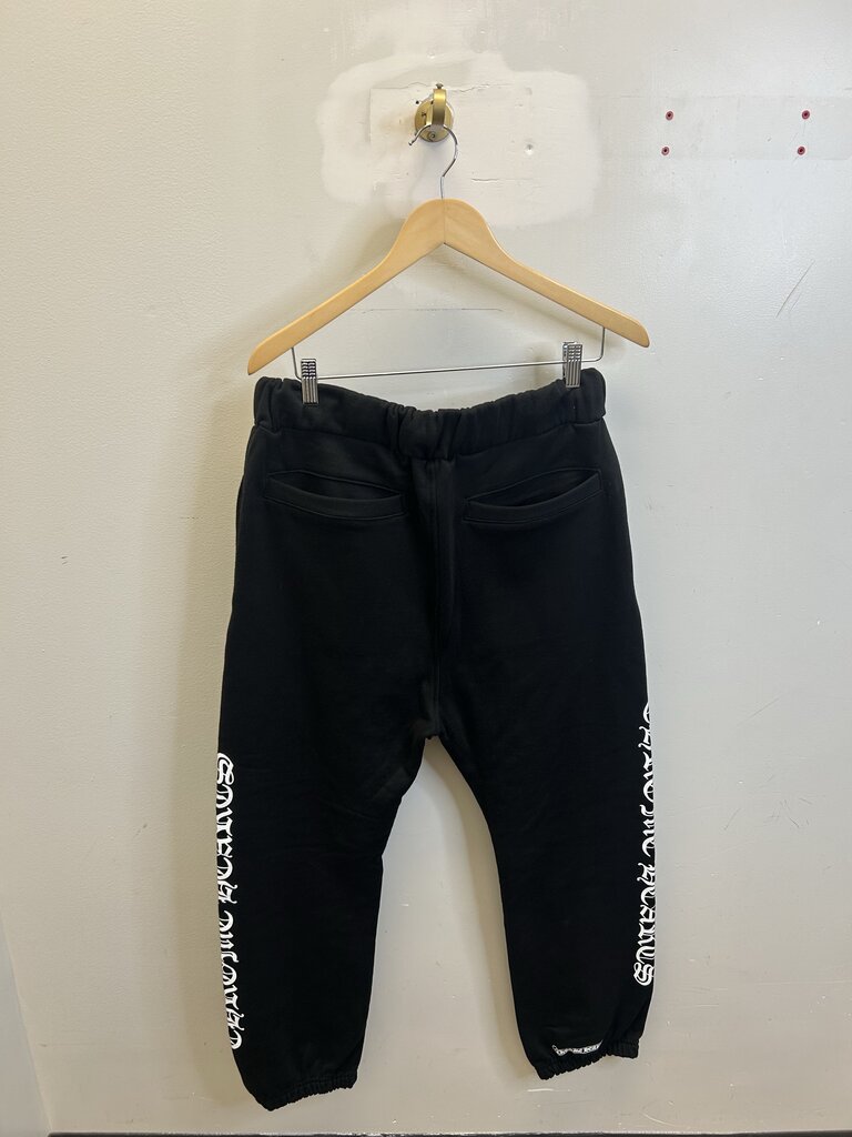 New Chrome Hearts Black Sweatpants Size Medium
