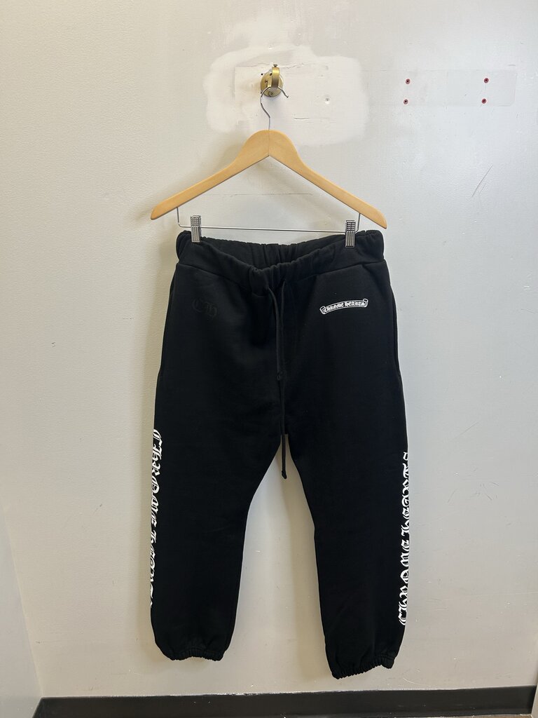 New Chrome Hearts Black Sweatpants Size Medium