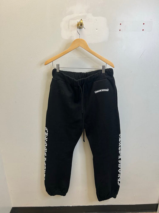 New Chrome Hearts Black Sweatpants Size Medium