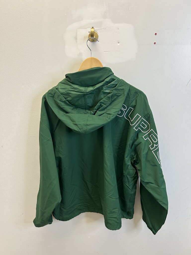 New Supreme Green Spell Out Track Jacket size L