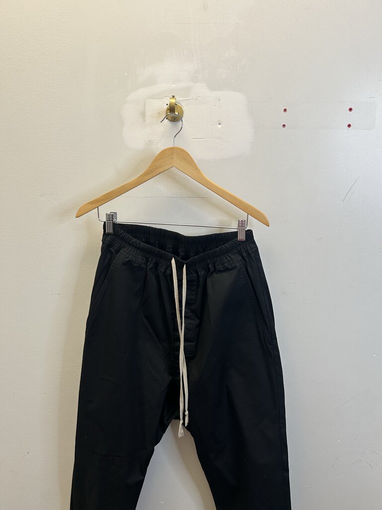 Preowned Rick Owens Black Drop Crotch Cargo Sz.S/M