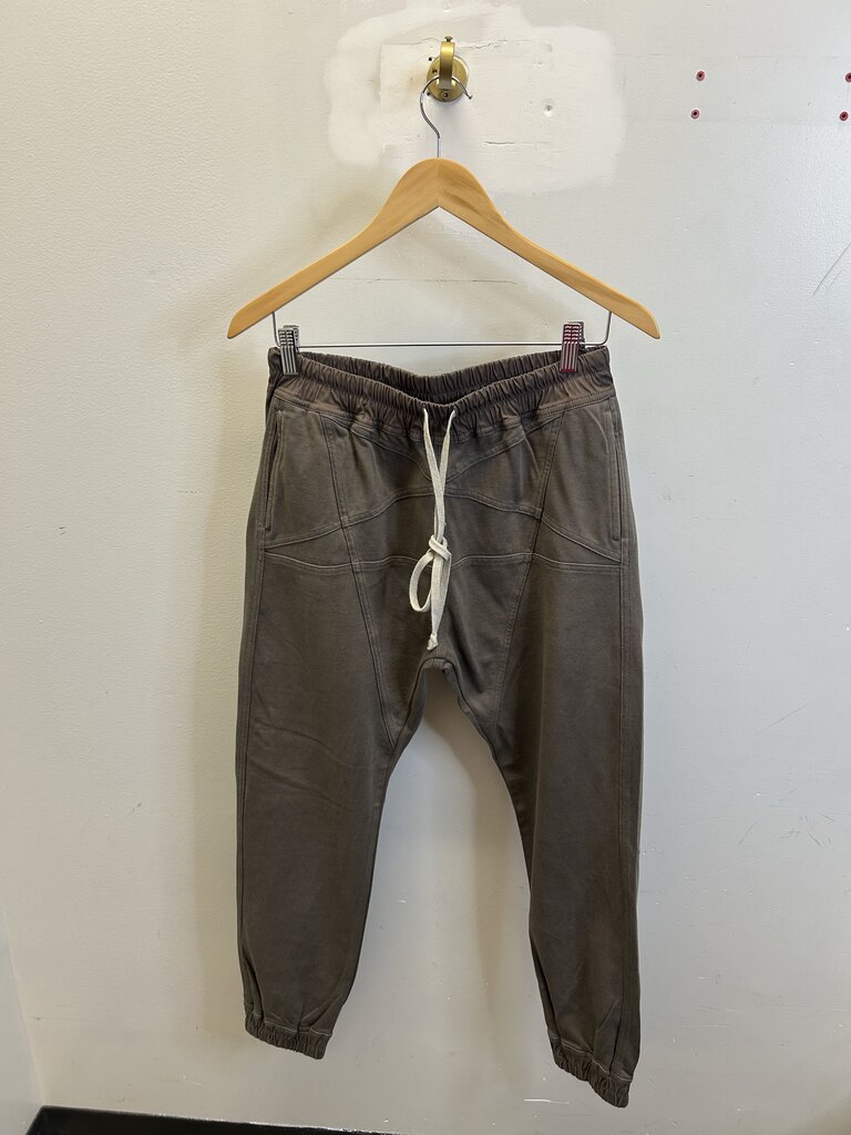 Preowned Rick Owens Brown Pentagram Sweatpants Sz 38