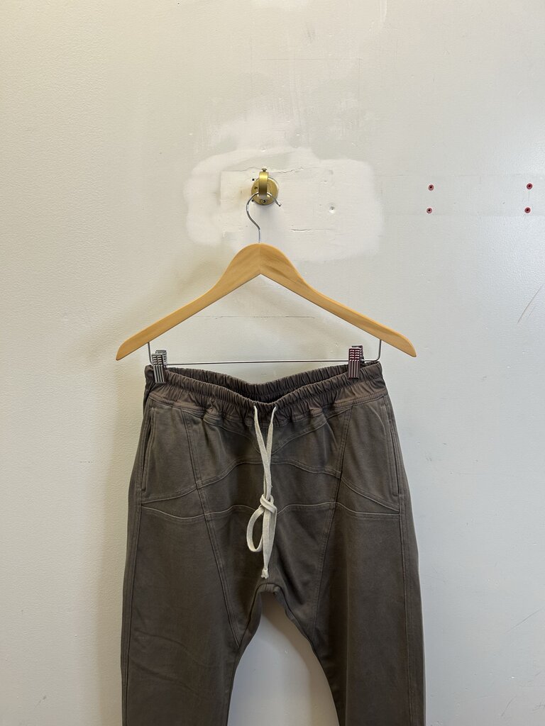 Preowned Rick Owens Brown Pentagram Sweatpants Sz 38