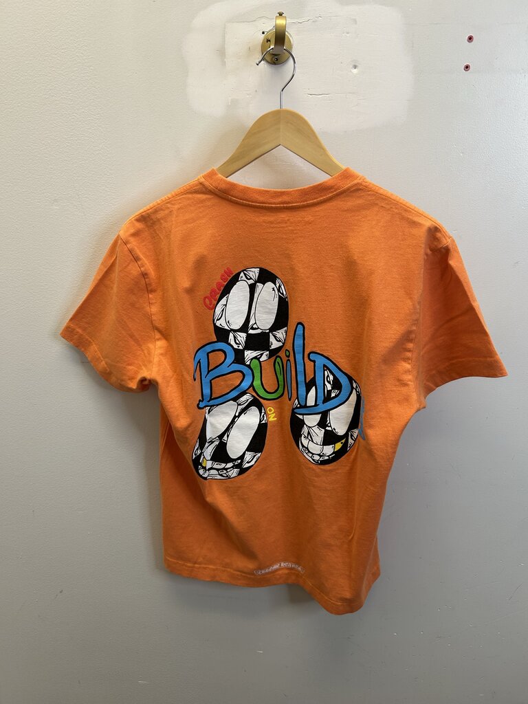 Preowned Chrome Hearts Matty Boy Orange Tee Sz M