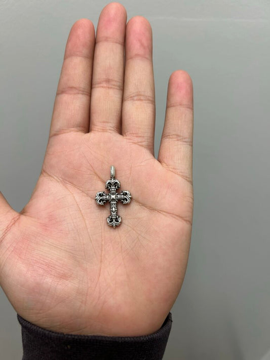 Preowned Chrome Hearts Fillagree Mini Cross