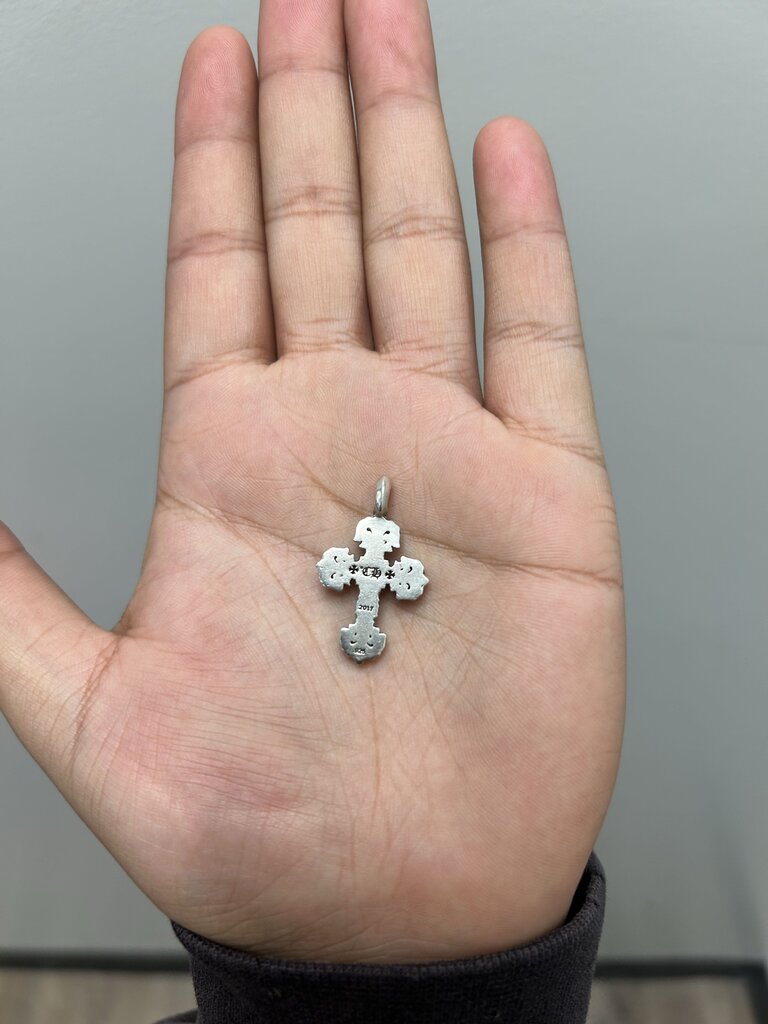 Preowned Chrome Hearts Fillagree Mini Cross