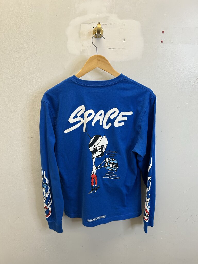 Preowned Chrome Heart Matty Blue Space L/S size M