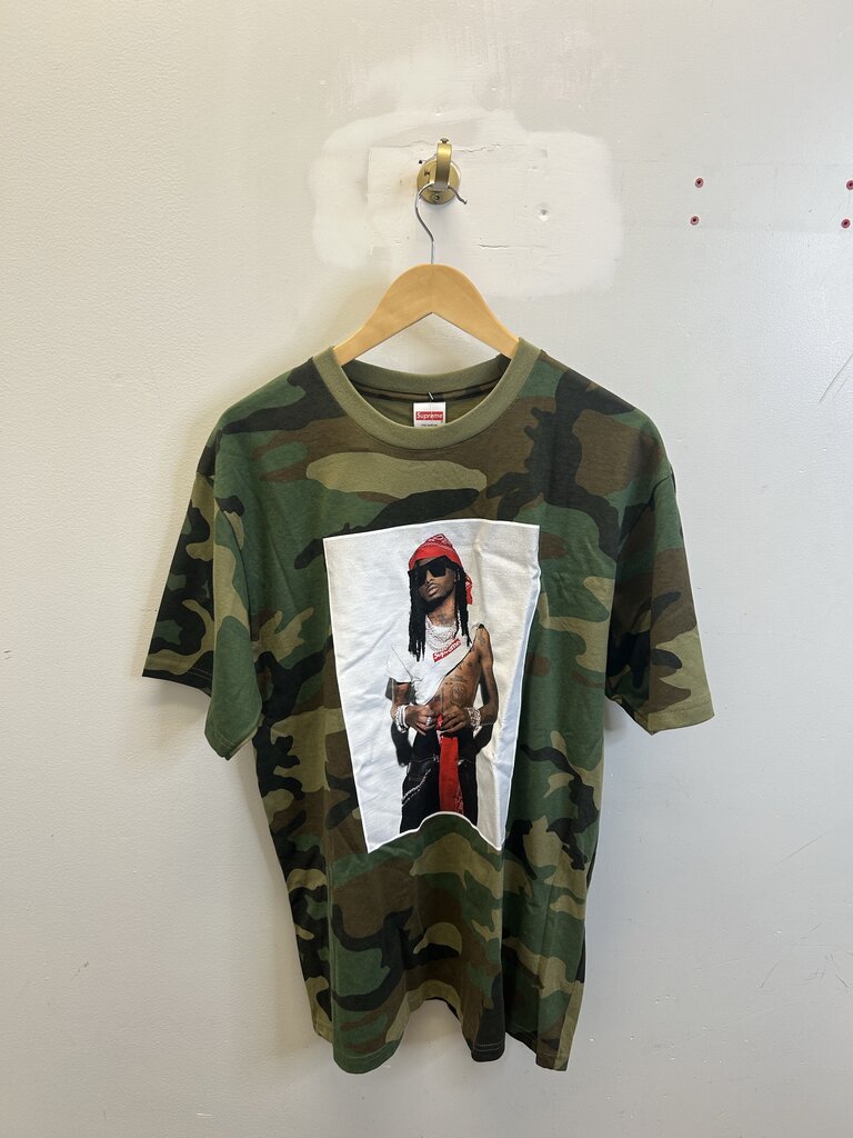 New Supreme Playboi Carti Camo Photo Tee sz.L