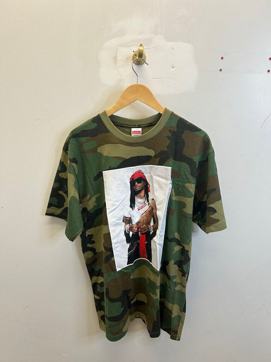 New Supreme Playboi Carti Camo Photo Tee sz.L