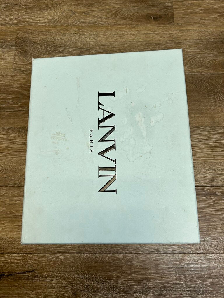 Preowned Lanvin White Black Blue Orange size 43