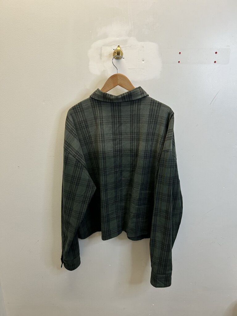 Preowned Gv Gallery Flannel Green Sz L