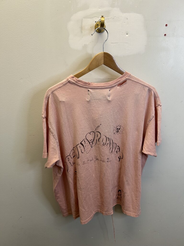 New Paly Pink Rehab Romance Tee Sz.Medium