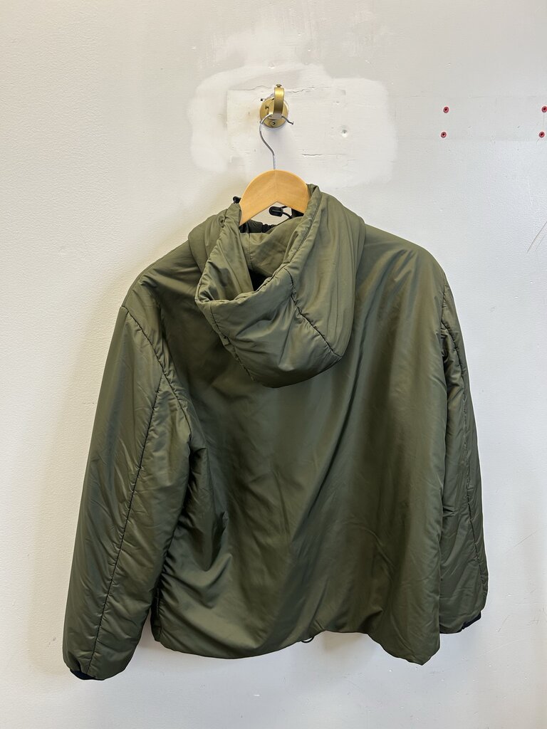 Preowned Prada Puffy Olive Zip Up size M