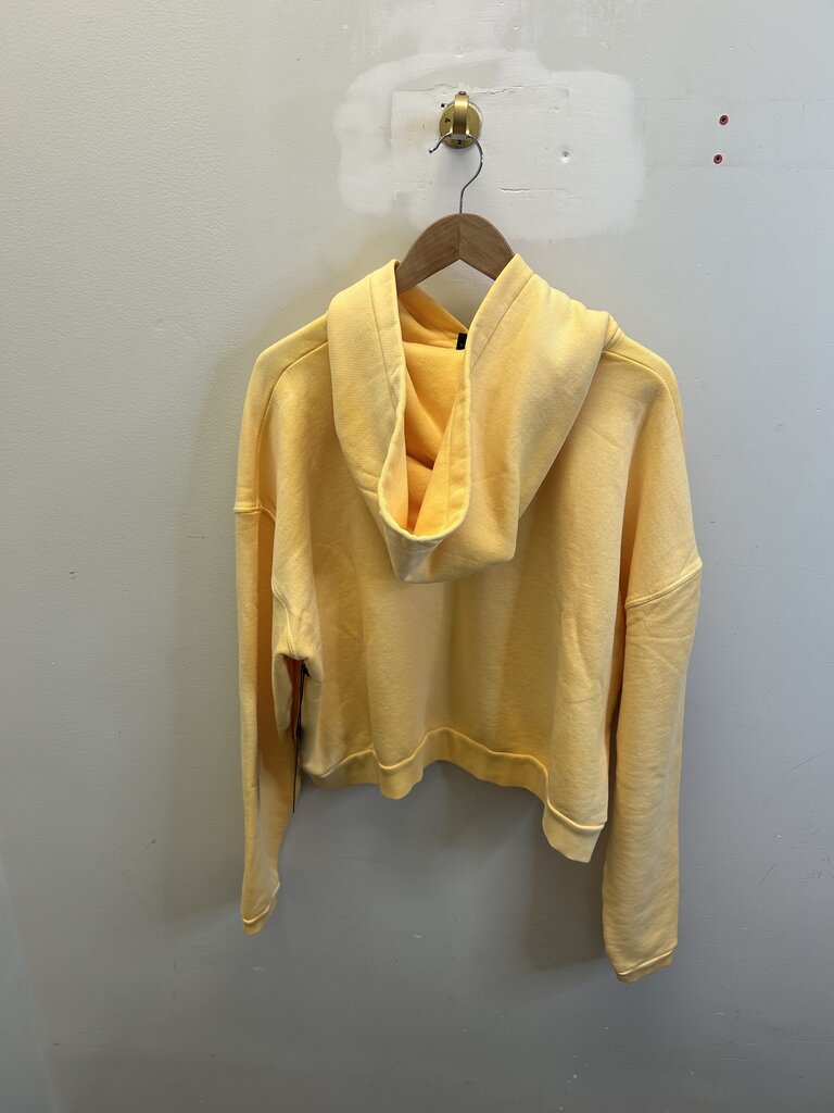 New GV Gallery Saffron Yellow Crop Hoodie Sz.M