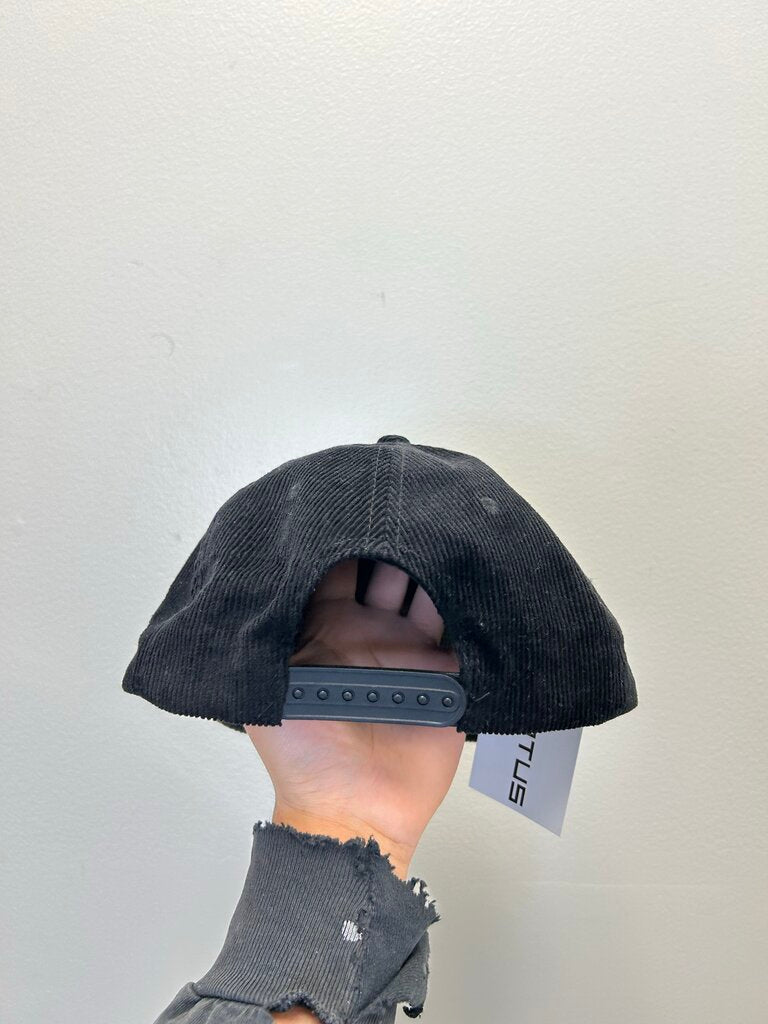 New Satoshi Nakomoto Cream & Black Cream Embroidered Hat