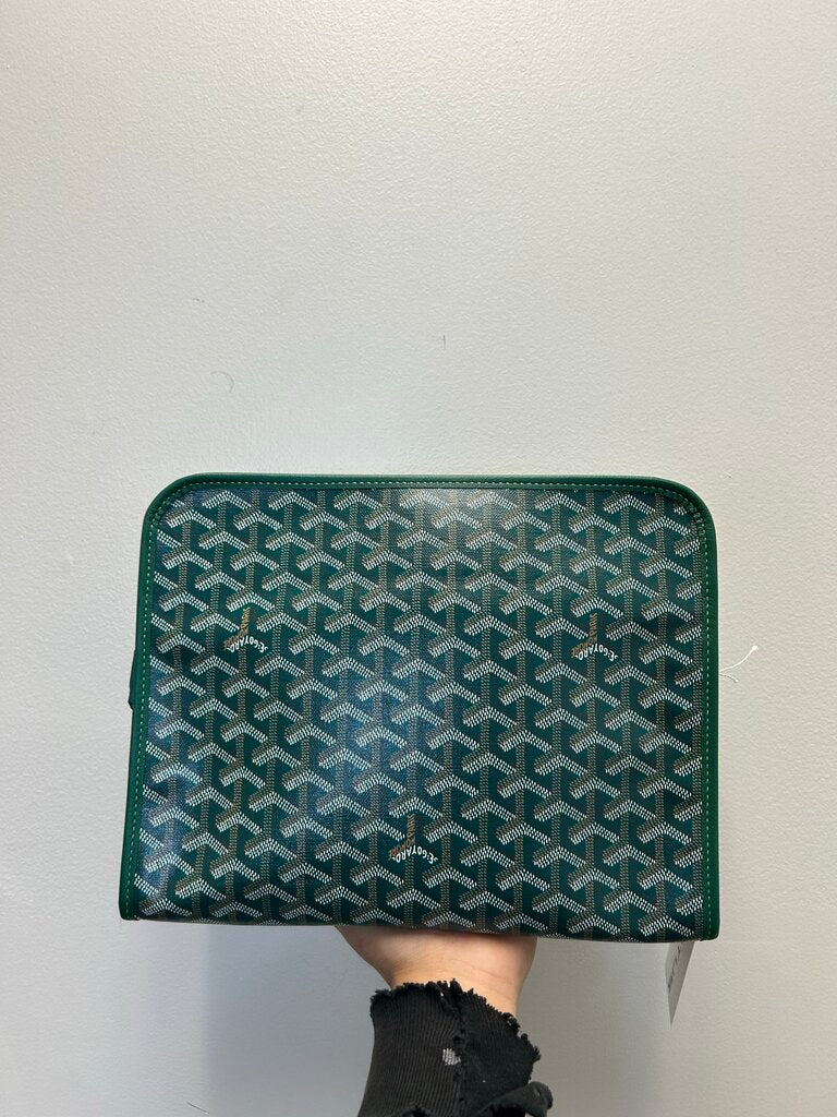New Goyard Green Jouvence Toiletry GM
